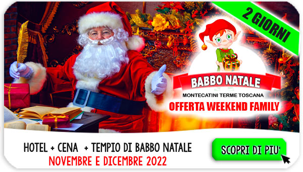 Babbo Natale Montecatini Terme Novembre e Dicembre 2022